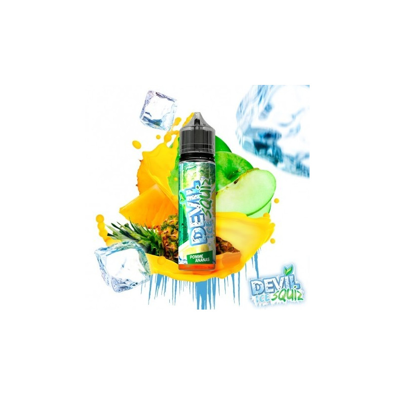 E LIQUIDE POMME ANANAS DEVIL ICE SQUIZ 50ML - AVAP--alavape.com