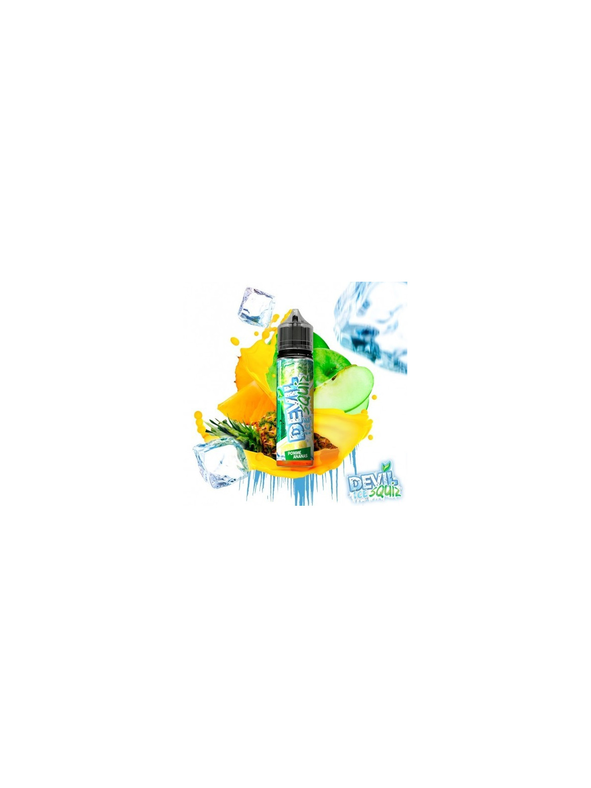E LIQUIDE POMME ANANAS DEVIL ICE SQUIZ 50ML - AVAP--alavape.com
