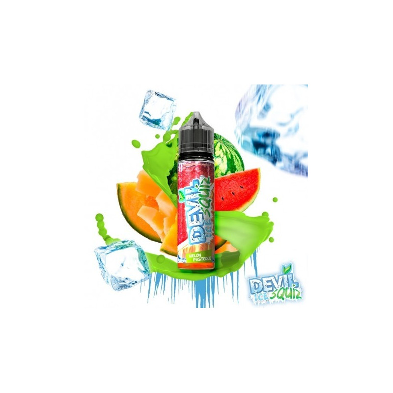 E LIQUIDE MELON PASTEQUE DEVIL ICE SQUIZ 50ML AVAP--alavape.com