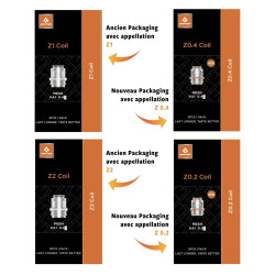 RÉSISTANCES ZEUS SUBOHM Z SERIES / 5PCS - GEEKVAPE-Ecigarettes-alavape.com