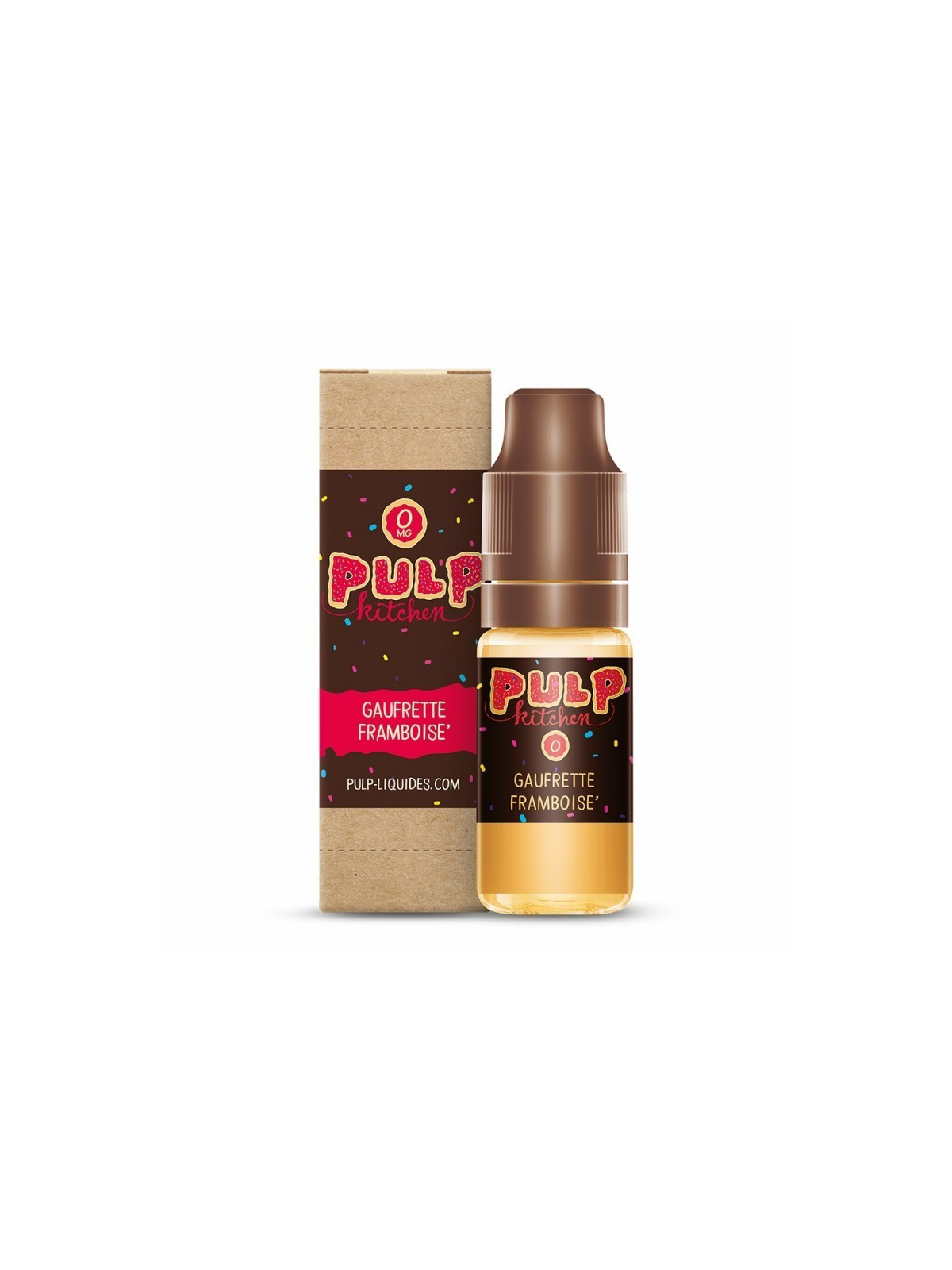 E LIQUIDE GAUFRETTE FRAMBOISE 10ML - PULP--alavape.com