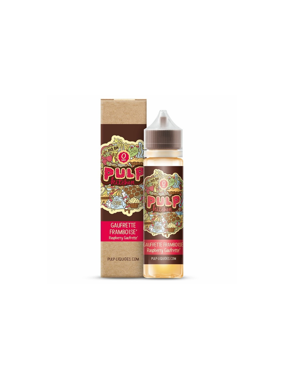 E LIQUIDE GAUFRETTE FRAMBOISE 50ML - PULP--alavape.com