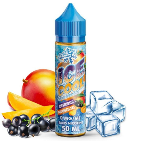 E LIQUIDE CASSIS MANGUE 50ML - ICE COOL--alavape.com