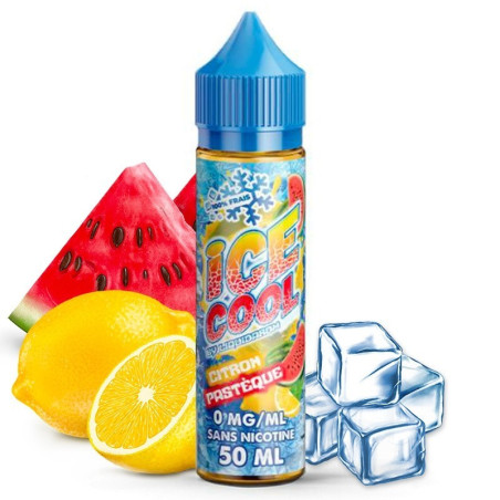 E LIQUIDE CITRON PASTEQUE 50ML - ICE COOL--alavape.com