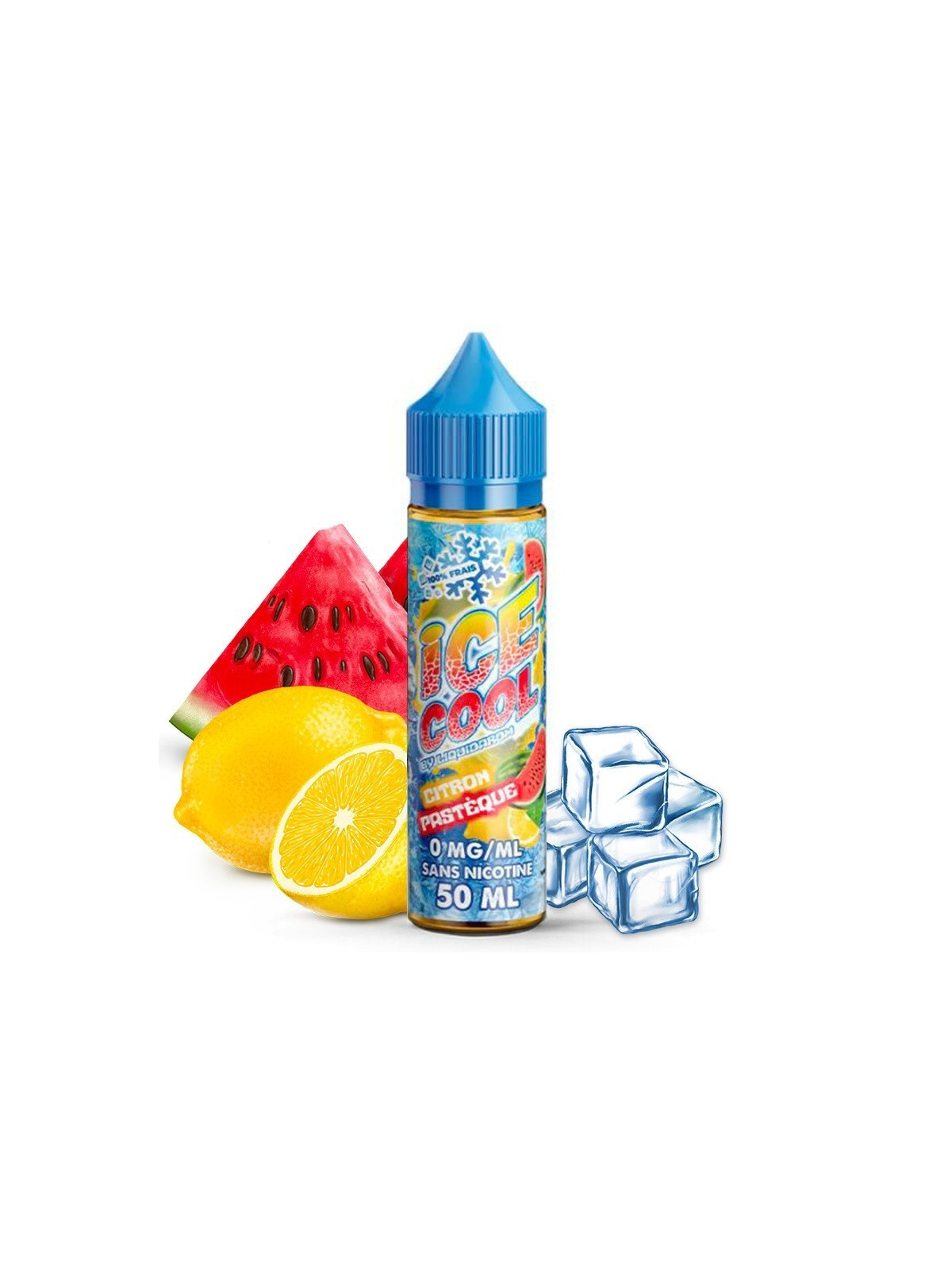 E LIQUIDE CITRON PASTEQUE 50ML - ICE COOL--alavape.com