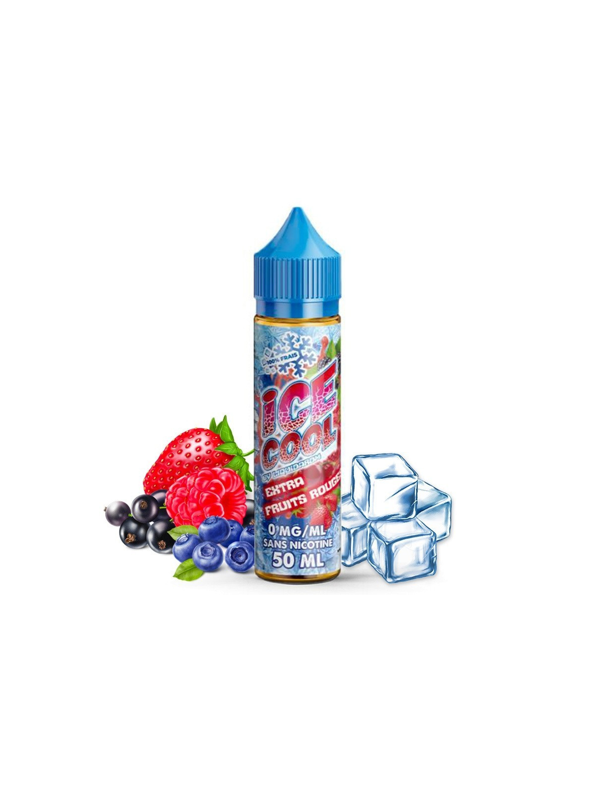E LIQUIDE EXTRA FRUITS ROUGES 50ML - ICE COOL--alavape.com