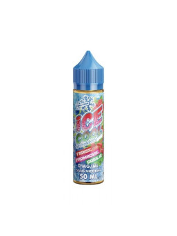 E LIQUIDE FRAISE FRAMBOISE BASILIC 50ML - ICE COOL--alavape.com