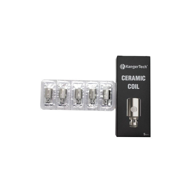 RÉSISTANCES CERAMIQUE SUBTANK / 5PCS - KANGERTECH-Ecigarettes-alavape.com