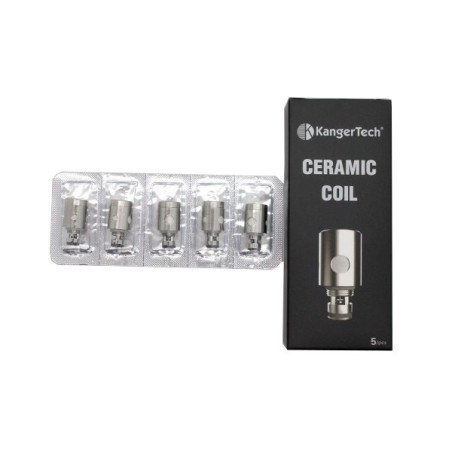 RÉSISTANCES CERAMIQUE SUBTANK / 5PCS - KANGERTECH-Ecigarettes-alavape.com