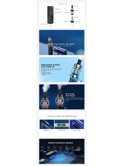 KIT GTX ONE - VAPORESSO-Ecigarettes-alavape.com