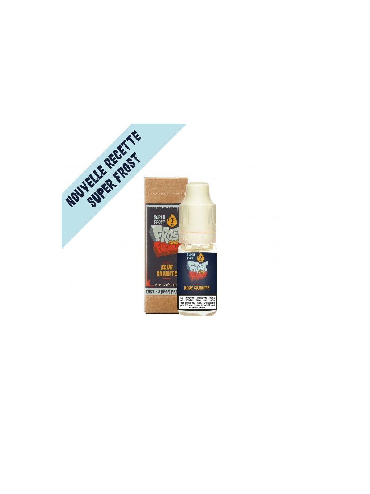 E LIQUIDE BLUE GRANITE SUPER FROST 10ML - FROST AND FURIOUS PULP--alavape.com