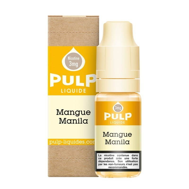E LIQUIDE MANGUE MANILA 10ML - PULP--alavape.com