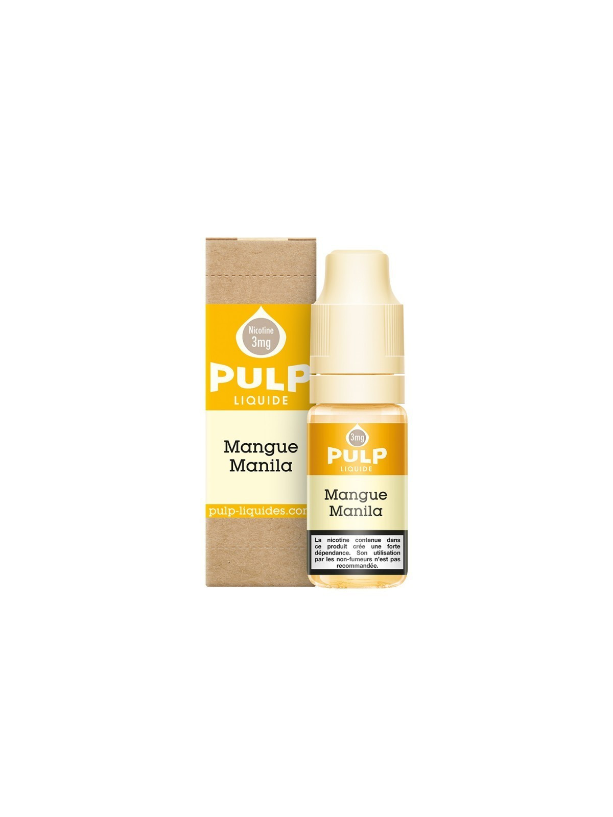 E LIQUIDE MANGUE MANILA 10ML - PULP--alavape.com
