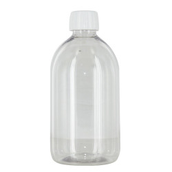 FLACON 500ML PET CRISTAL / 10PCS-DIY - Do It Yourself-alavape.com