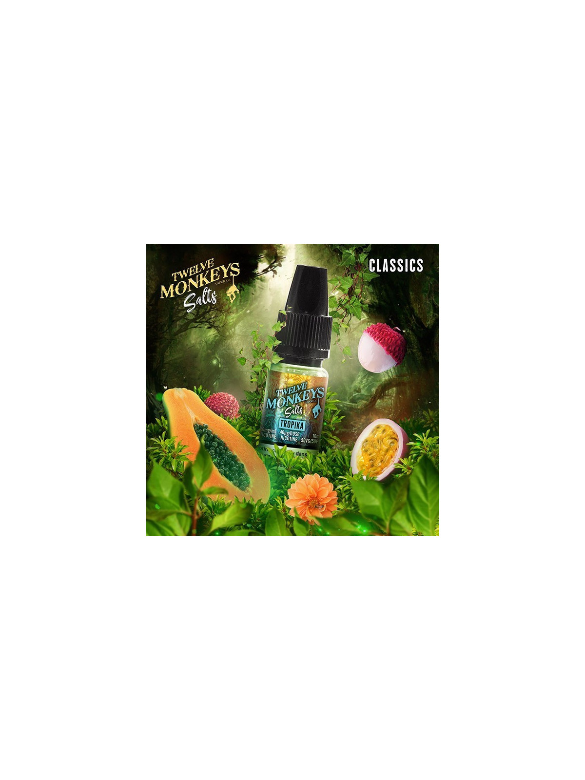 E LIQUIDE TROPIKA SALTS - TWELVE MONKEYS--alavape.com