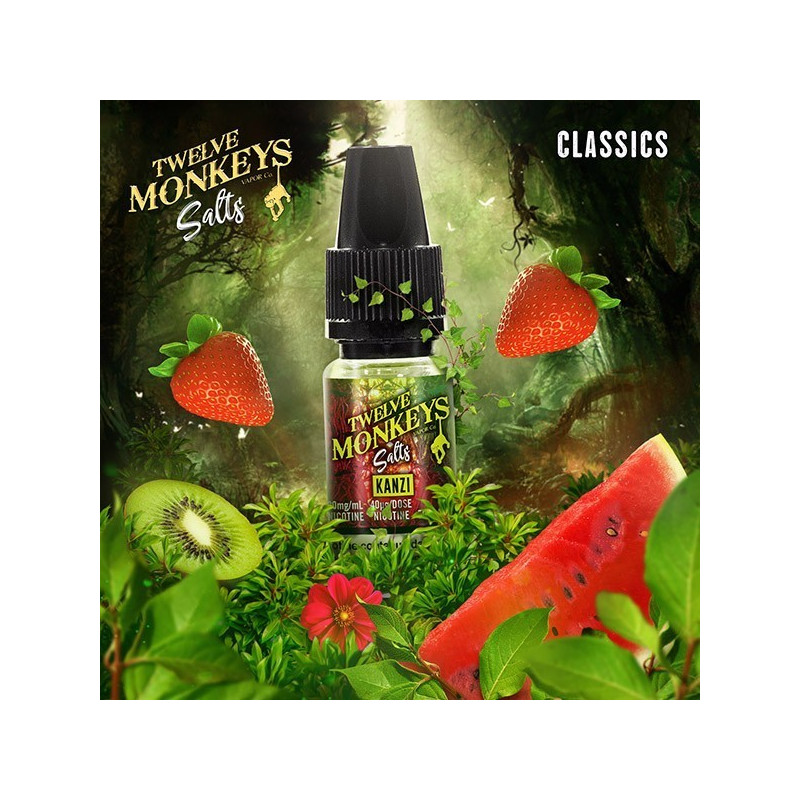 E LIQUIDE KANZI SALTS - TWELVE MONKEYS--alavape.com