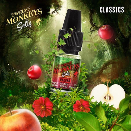 E LIQUIDE HAKUNA SALTS - TWELVE MONKEYS--alavape.com