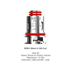 Résistances RPM2 SCAR P3 / 5pcs - SMOKTECH-Résistances - Mèches-alavape.com