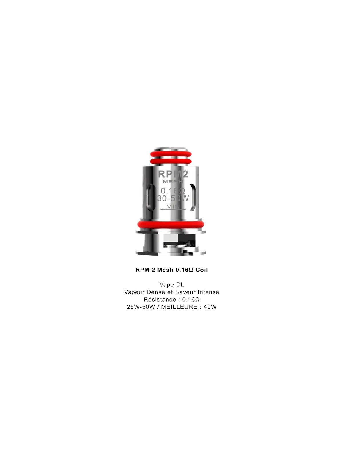 Résistances RPM2 SCAR P3 / 5pcs - SMOKTECH-Résistances - Mèches-alavape.com