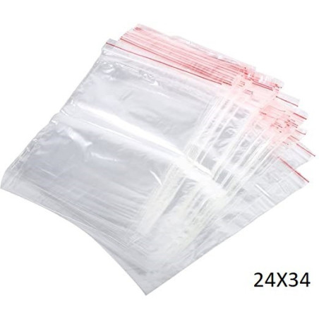 100 SACHET PLASTIQUE FERMETURE PRESSION 24X34-Accessoires-alavape.com