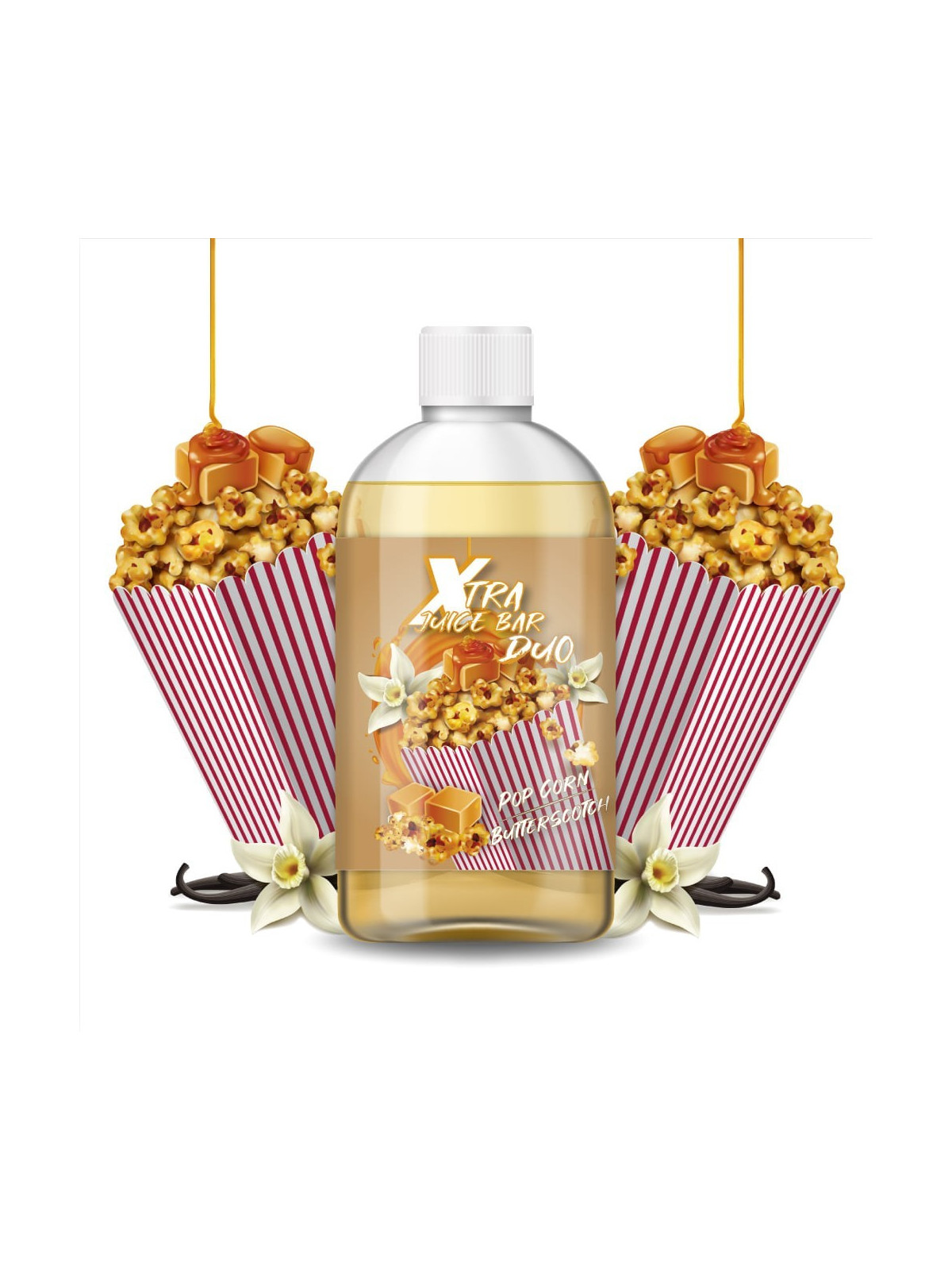 E LIQUIDE POP CORN BUTTERSCOTCH 1L - XTRA JUICE BAR--alavape.com