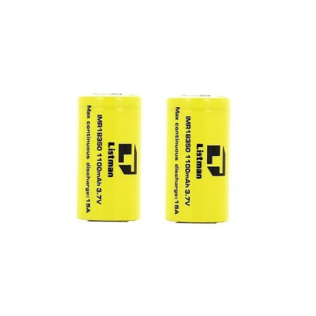 ACCU 18350 1100MAH 9A - LISTMAN-Ecigarettes-alavape.com