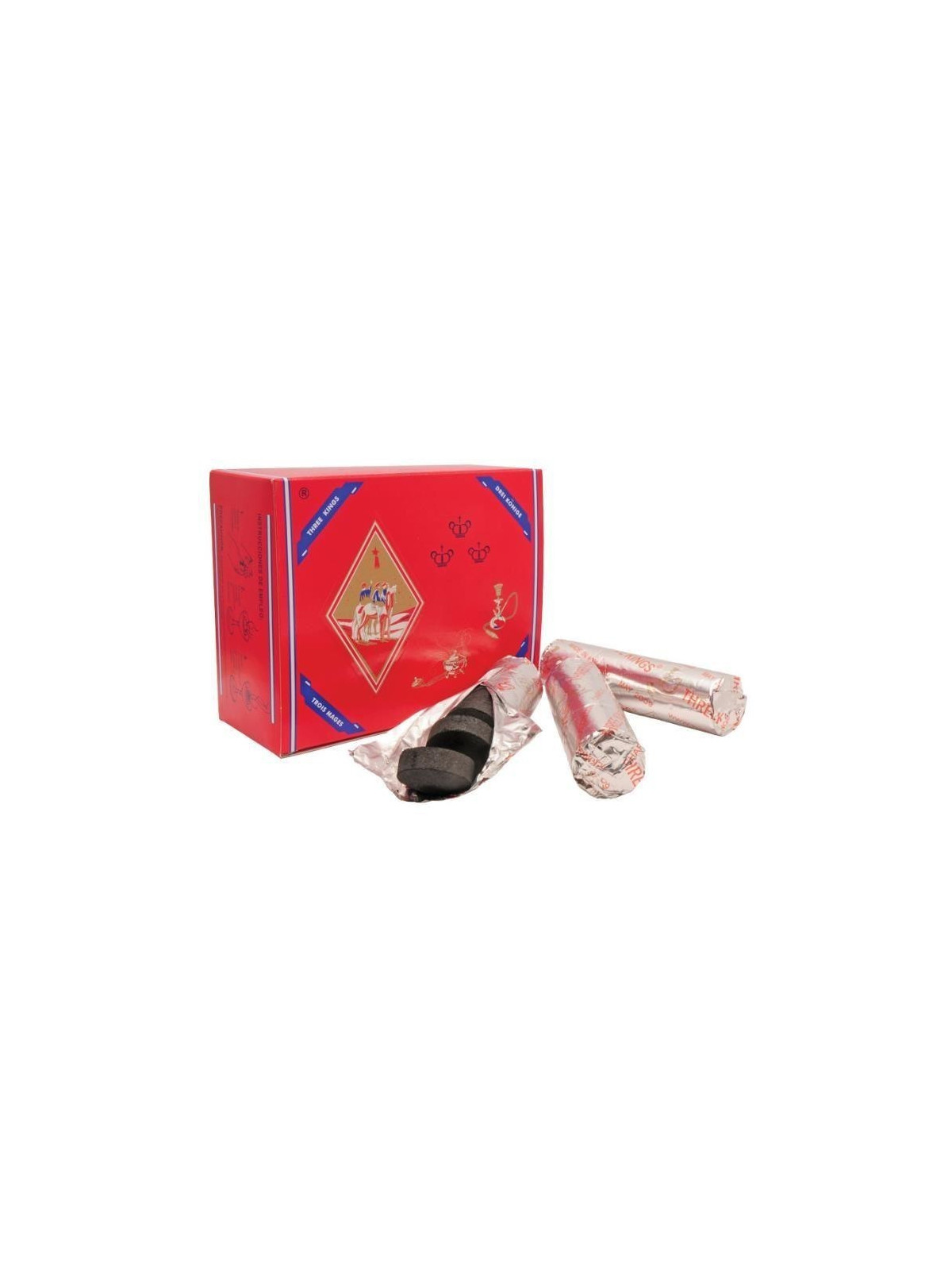 THREE KINGS CHARBON / 100PCS-Ecigarettes-alavape.com