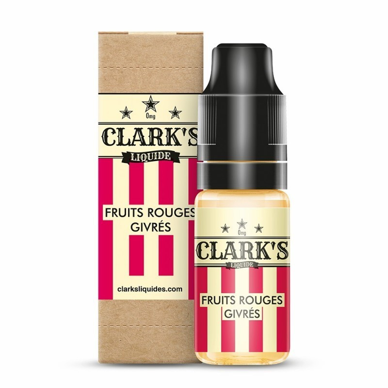 E LIQUIDE FRUITS ROUGES GIVRES 10ML - CLARK'S--alavape.com