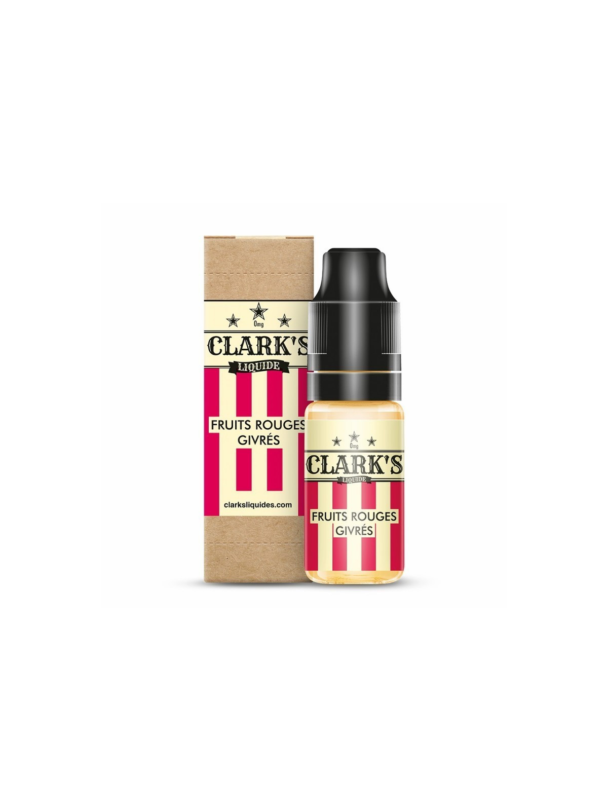 E LIQUIDE FRUITS ROUGES GIVRES 10ML - CLARK'S--alavape.com