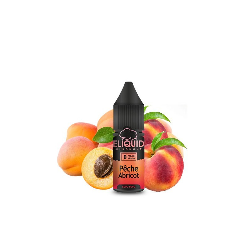 E LIQUIDE PÊCHE-ABRICOT 10ML - ELIQUID FRANCE--alavape.com