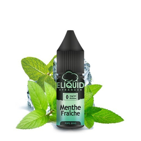 E LIQUIDE MENTHE FRAICHE 10ML - ELIQUID FRANCE--alavape.com