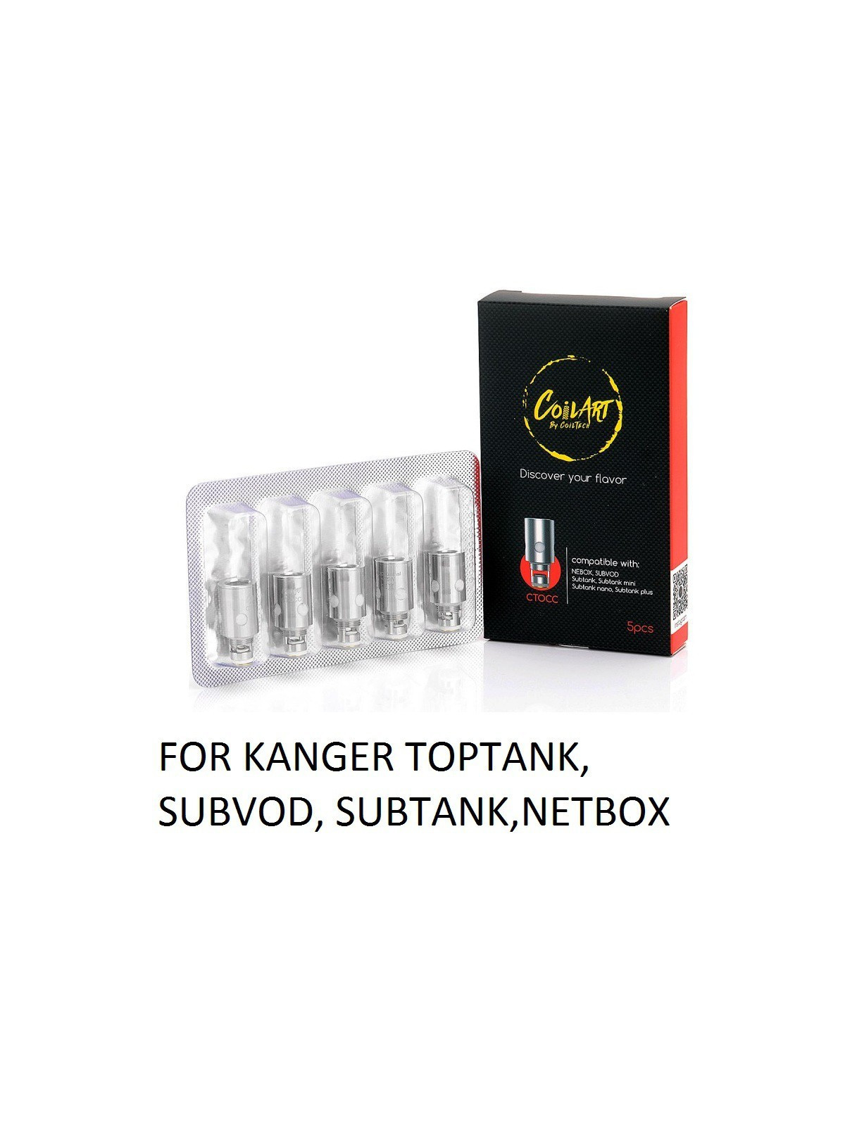 MÈCHES CTOCC / 5PCS - COILART-Ecigarettes-alavape.com