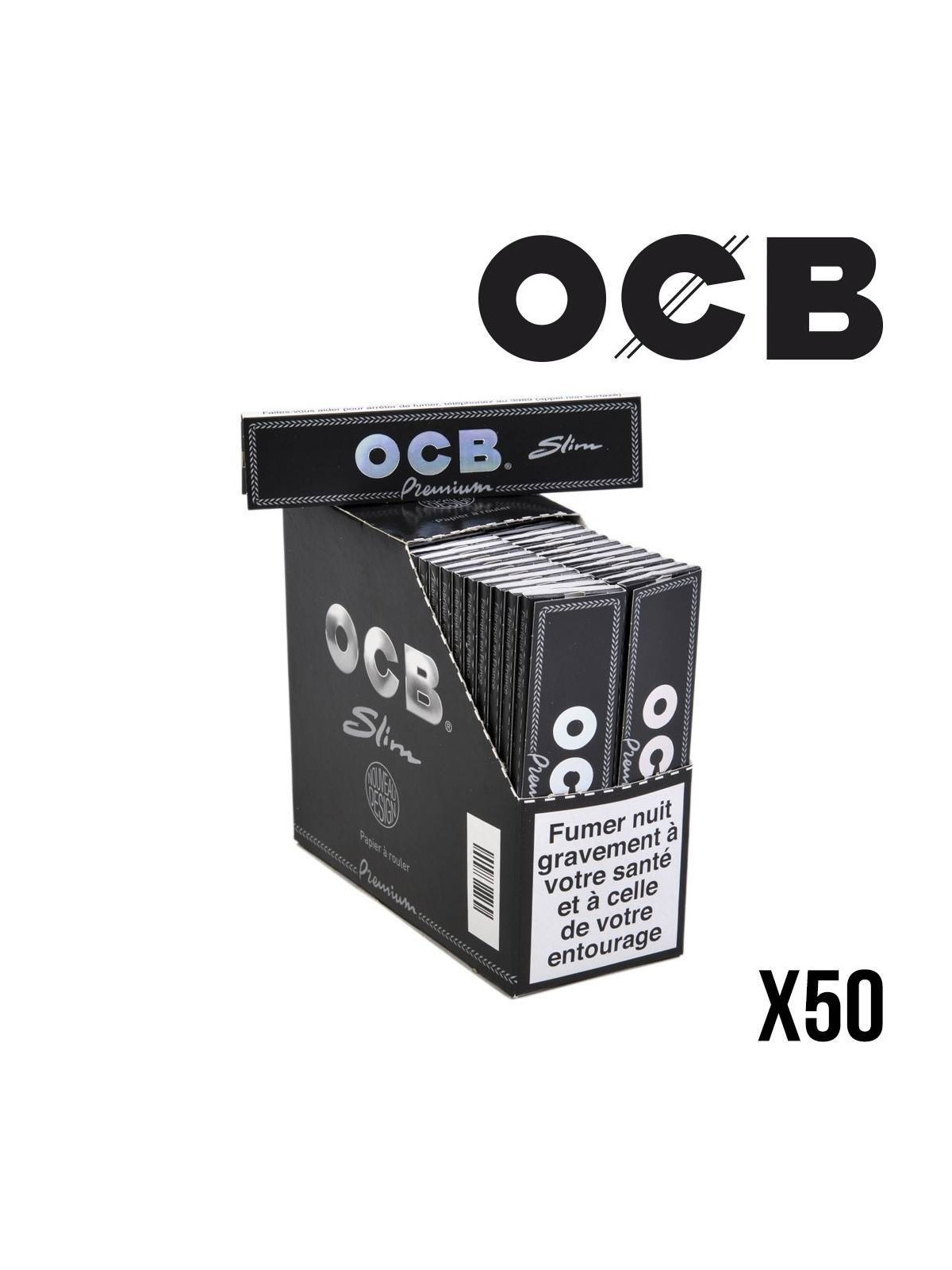 OCB SLIM PREMIUM / 50PCS-Accessoires-alavape.com