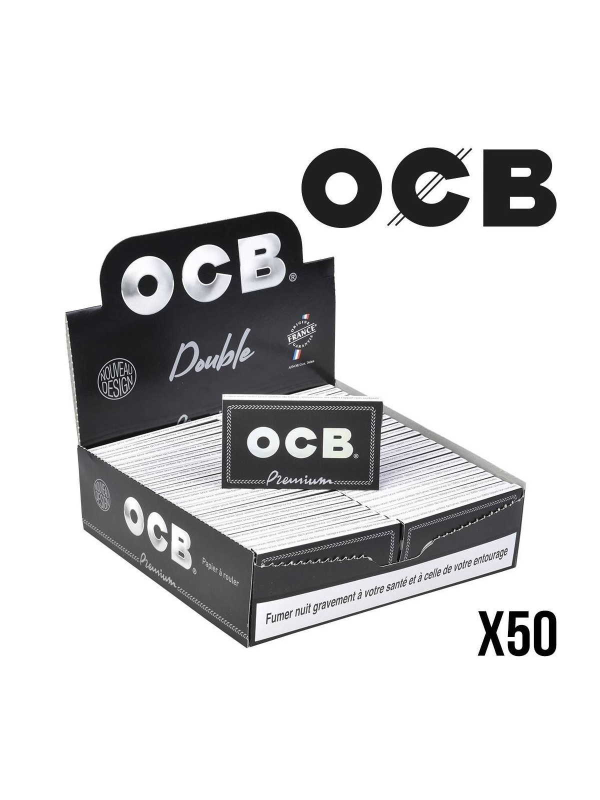 OCB DOUBLE PREMIUM / 50PCS-Accessoires-alavape.com