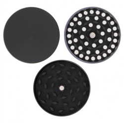GRINDER METAL NOIR 5CM 3 ÉLÉMENTS-Accessoires-alavape.com