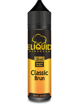 E LIQUIDE CLASSIC BRUN 50ML - ELIQUID FRANCE--alavape.com