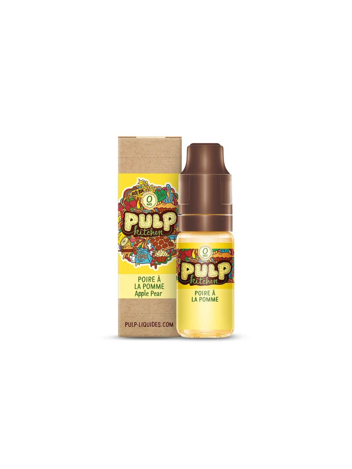 E LIQUIDE POIRE A LA POMME 10ML - PULP--alavape.com