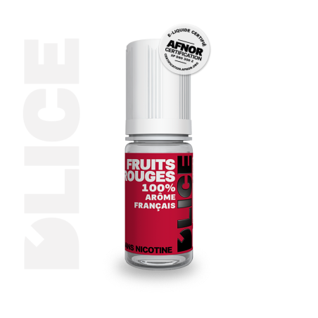 E LIQUIDE FRUITS ROUGES 10ML - D'LICE--alavape.com
