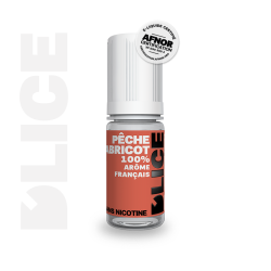 E LIQUIDE PÊCHE ABRICOT 10ML - D'LICE--alavape.com