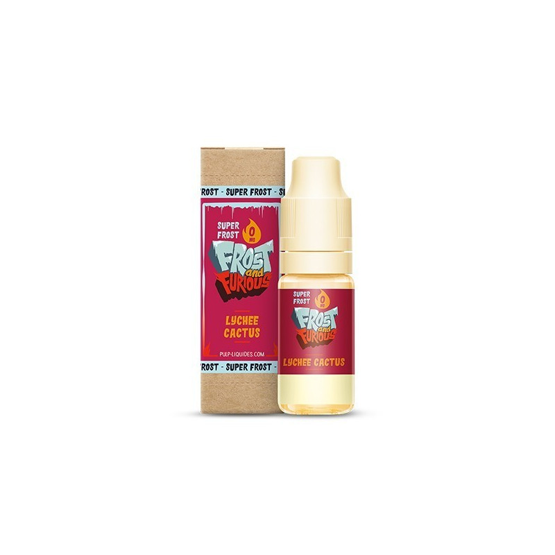E LIQUIDE LYCHEE CACTUS SUPER FROST 10ML - FROST AND FURIOUS PULP--alavape.com