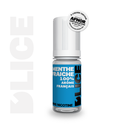 E LIQUIDE MENTHE FRAICHE 10ML - D'LICE--alavape.com
