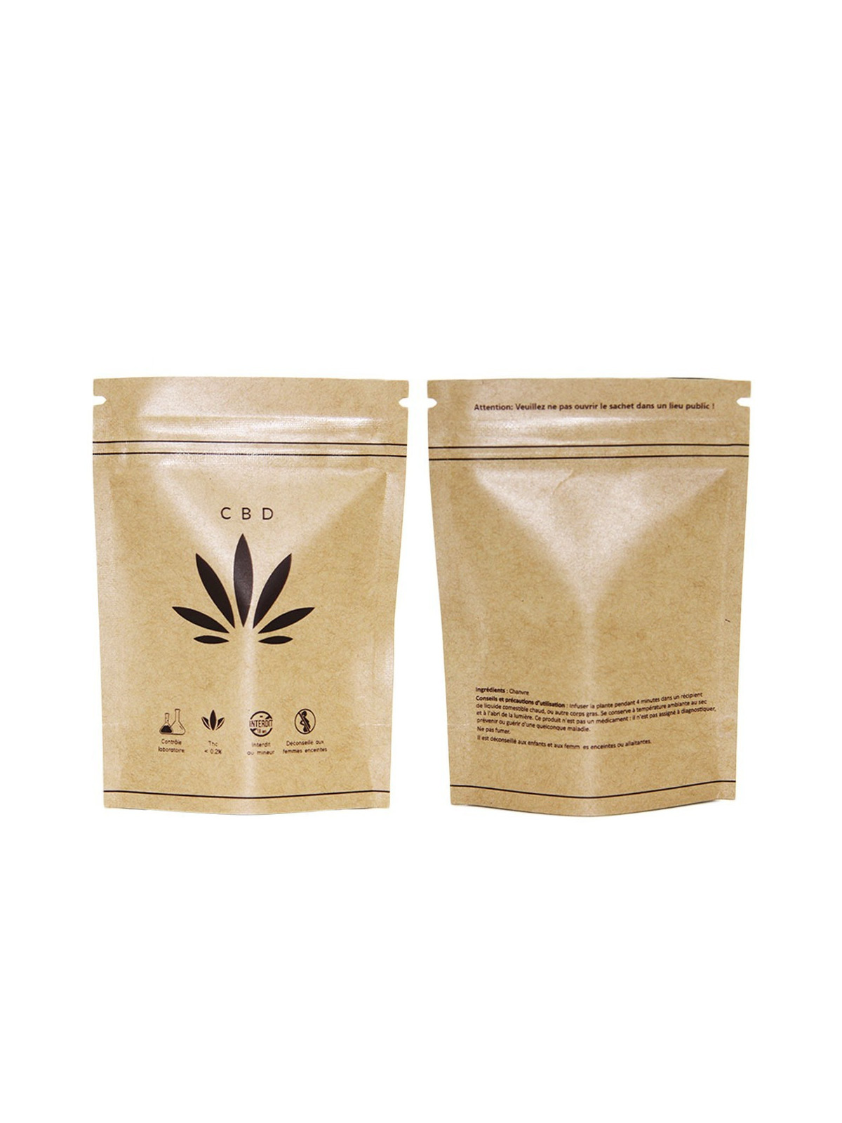 POCHETTE VIDE POUR CBD / 50PCS-CBD-alavape.com