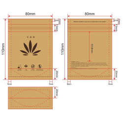 POCHETTE VIDE POUR CBD / 50PCS-CBD-alavape.com