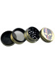 GRINDER METAL CRANE 4CM 4 PARTIES (26018)-CBD-alavape.com