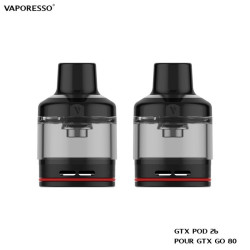CARTOUCHES POD GTX POD 26 5ML DE REMPLACEMENT / 2PCS VAPORESSO-Ecigarettes-alavape.com