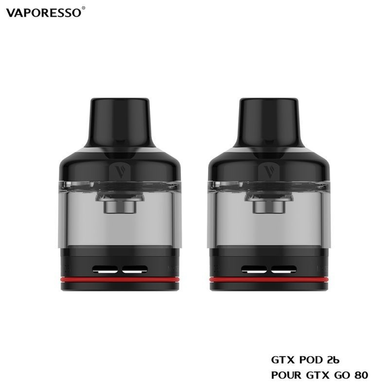 CARTOUCHES POD GTX POD 26 5ML DE REMPLACEMENT / 2PCS VAPORESSO-Ecigarettes-alavape.com