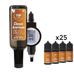 E LIQUIDE CLASSIC AMÉRICAIN 500ML - JUICE BAR YUN--alavape.com