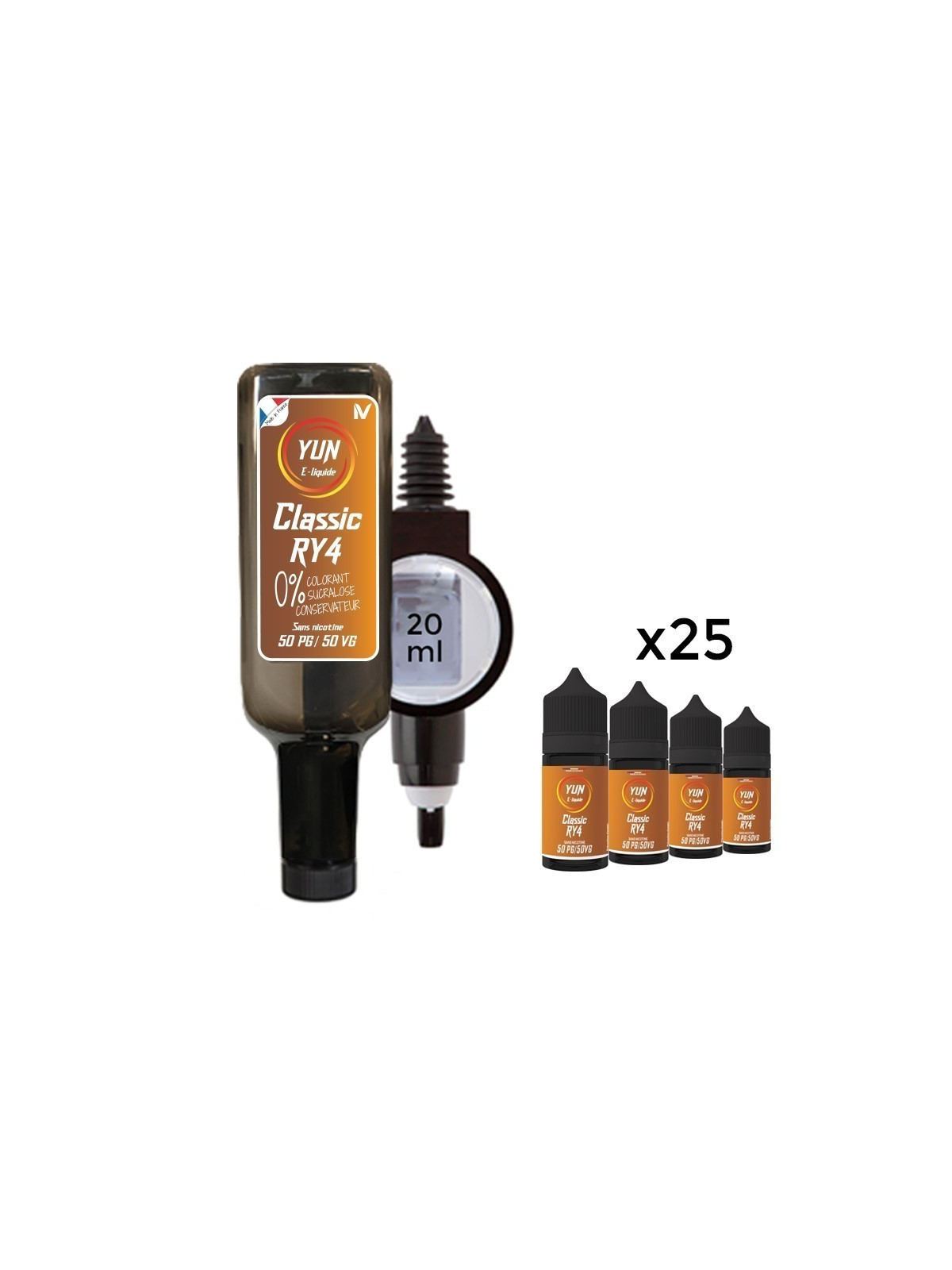 E LIQUIDE CLASSIC RY4 500ML - JUICE BAR YUN--alavape.com