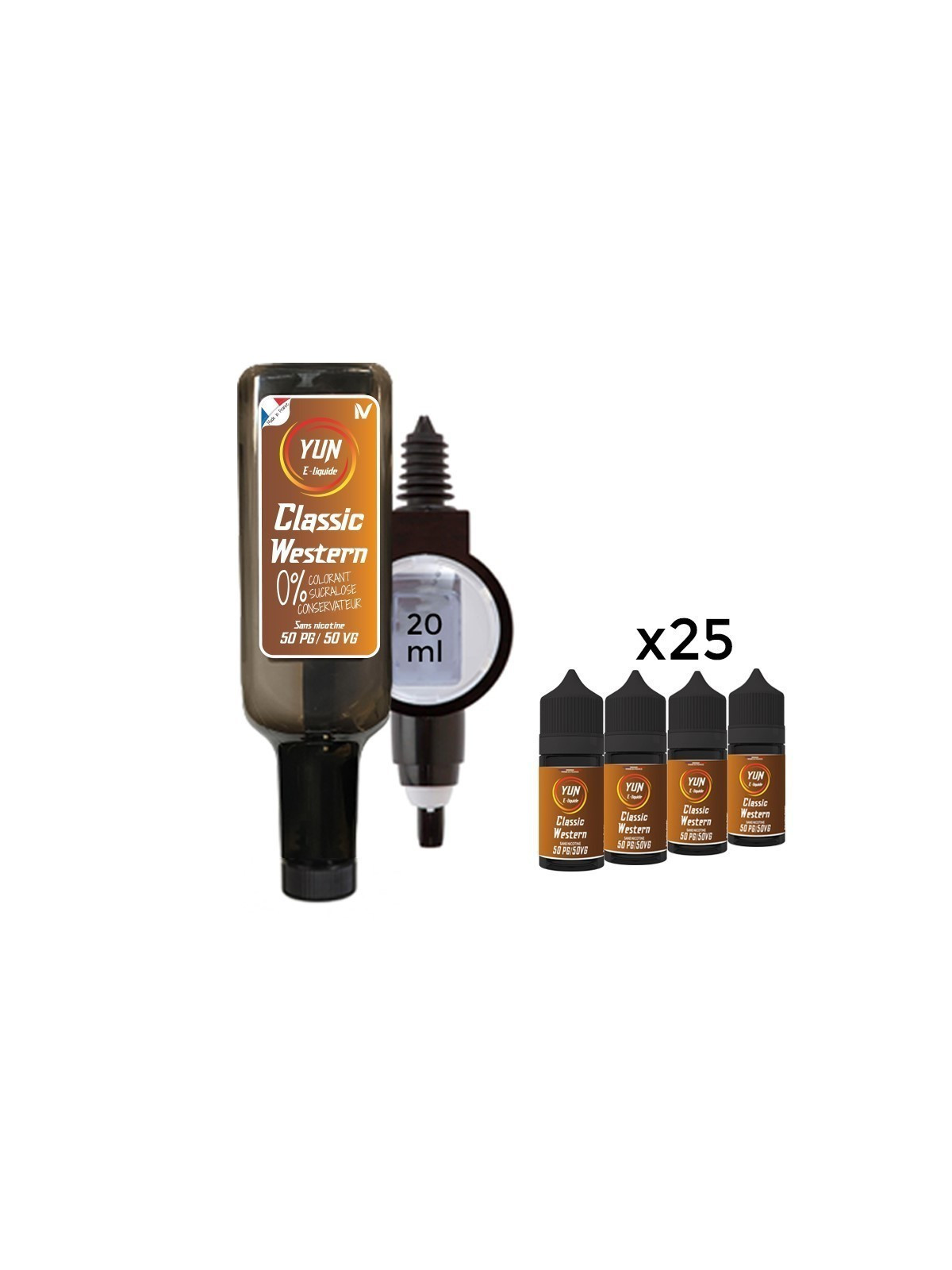 E LIQUIDE CLASSIC WESTERN 500ML - JUICE BAR YUN--alavape.com