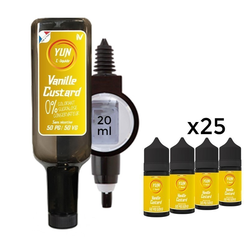 E LIQUIDE VANILLE CUSTARD 500ML - JUICE BAR YUN--alavape.com